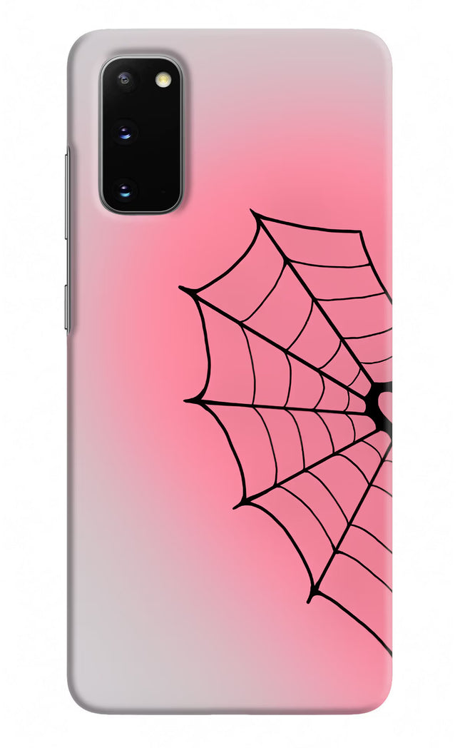 Pink Web Samsung S20 Hard Case Back Cover by Casekaro