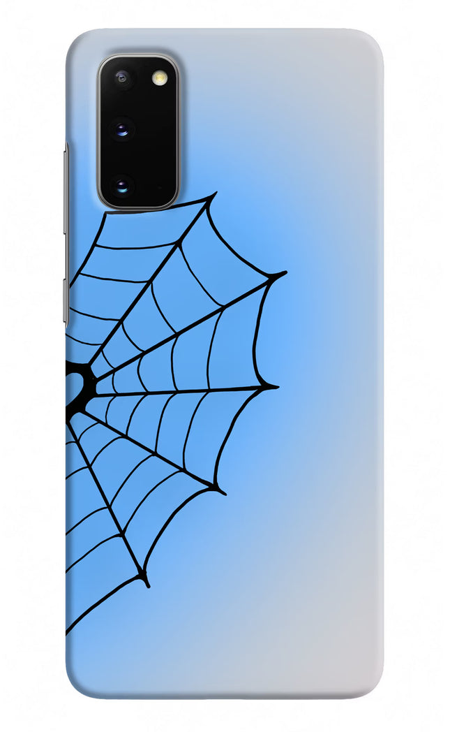 Blue Web Samsung S20 Hard Case Back Cover by Casekaro