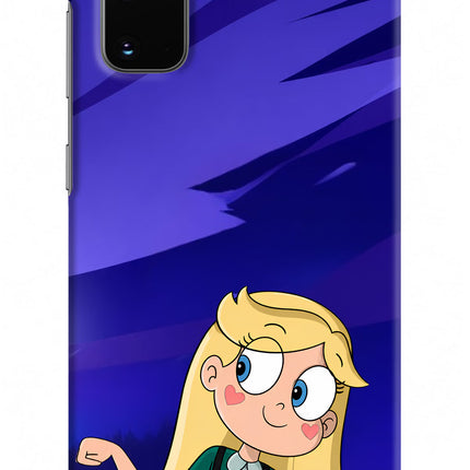 Star Glow Samsung S20 Hard Case Back Cover by Casekaro