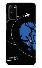 Love Orbit Samsung S20 Hard Case Back Cover by Casekaro