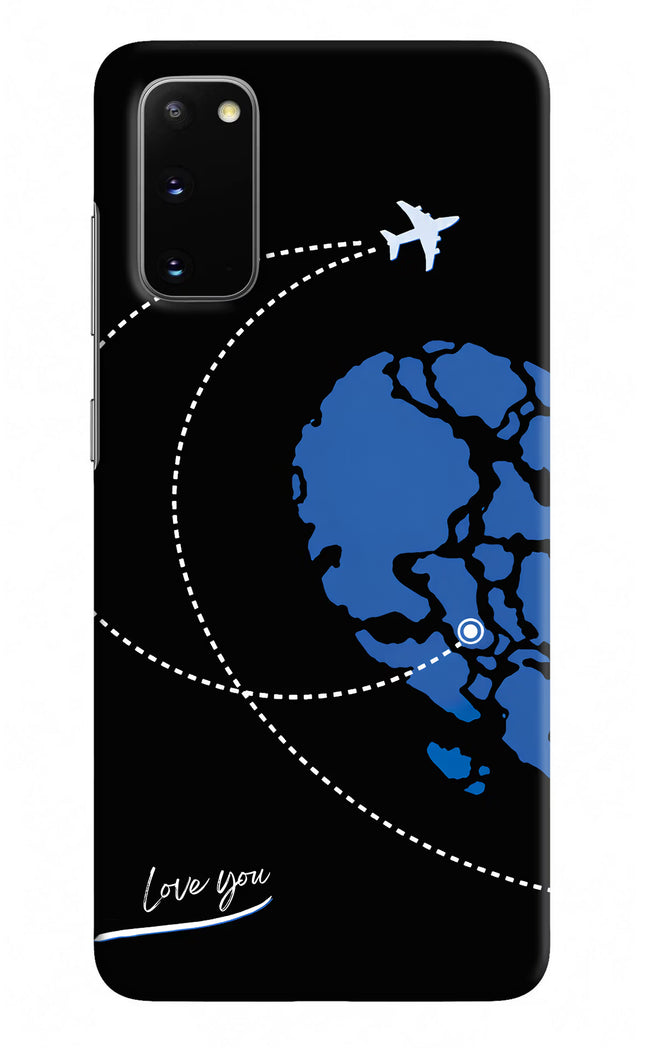 Love Orbit Samsung S20 Hard Case Back Cover by Casekaro