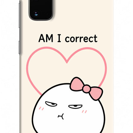 Always Right Samsung S20 Hard Case Back Cover by Casekaro