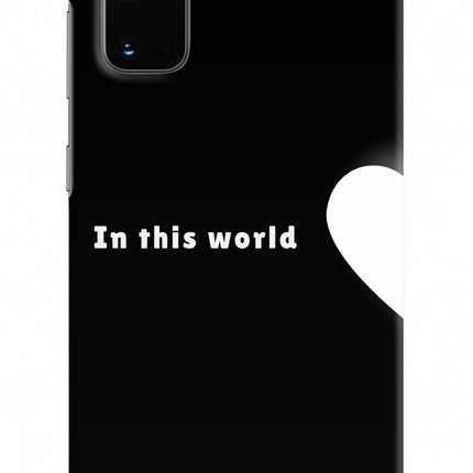 This World Samsung S20 Hard Case Back Cover by Casekaro
