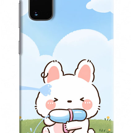 Bunny Treat Samsung S20 Hard Case Back Cover by Casekaro