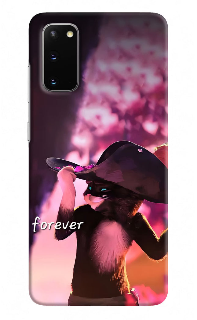 Forever Cat Samsung S20 Hard Case Back Cover by Casekaro