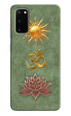 Om & Lotus Samsung S20 Back Cover