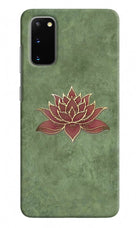 Lotus Grace Samsung S20 Hard Case Back Cover by Casekaro