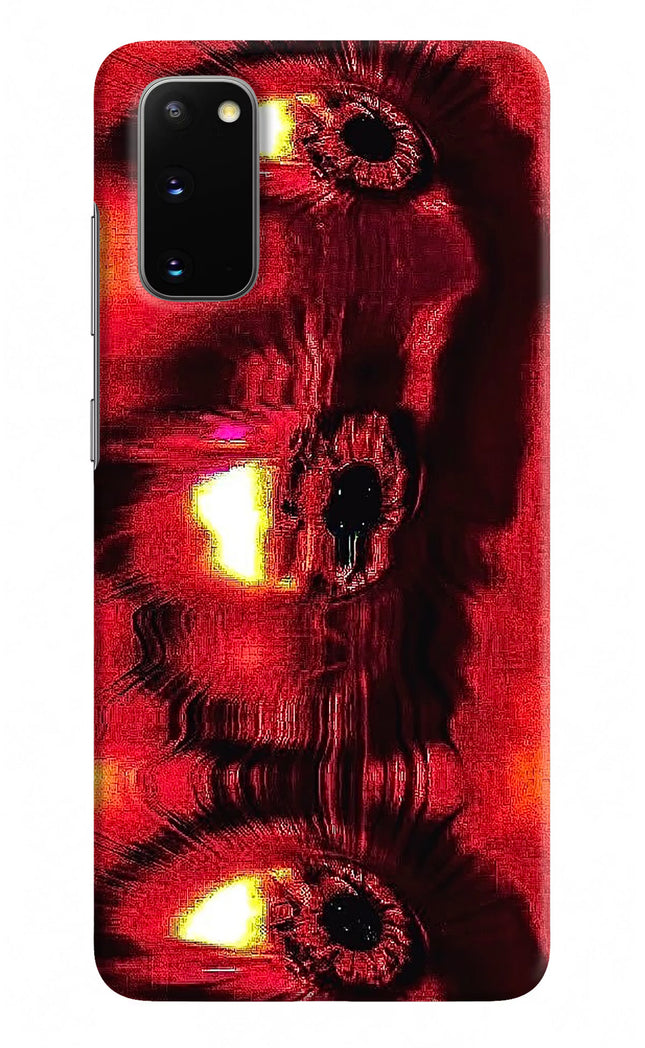 Fire Eye Samsung S20 Hard Case Back Cover by Casekaro