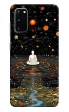 Space Monk Samsung S20 Hard Case Back Cover by Casekaro