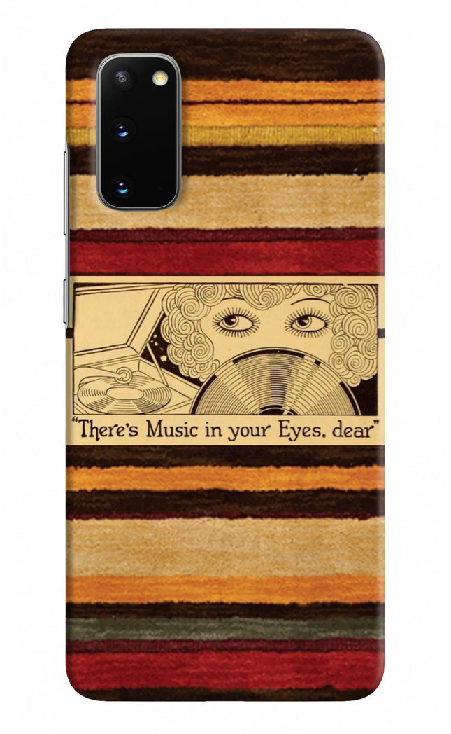 Vinyl Stripes Samsung S20 Hard Case Back Cover by Casekaro
