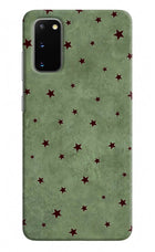 Green Stars Samsung S20 Hard Case Back Cover by Casekaro