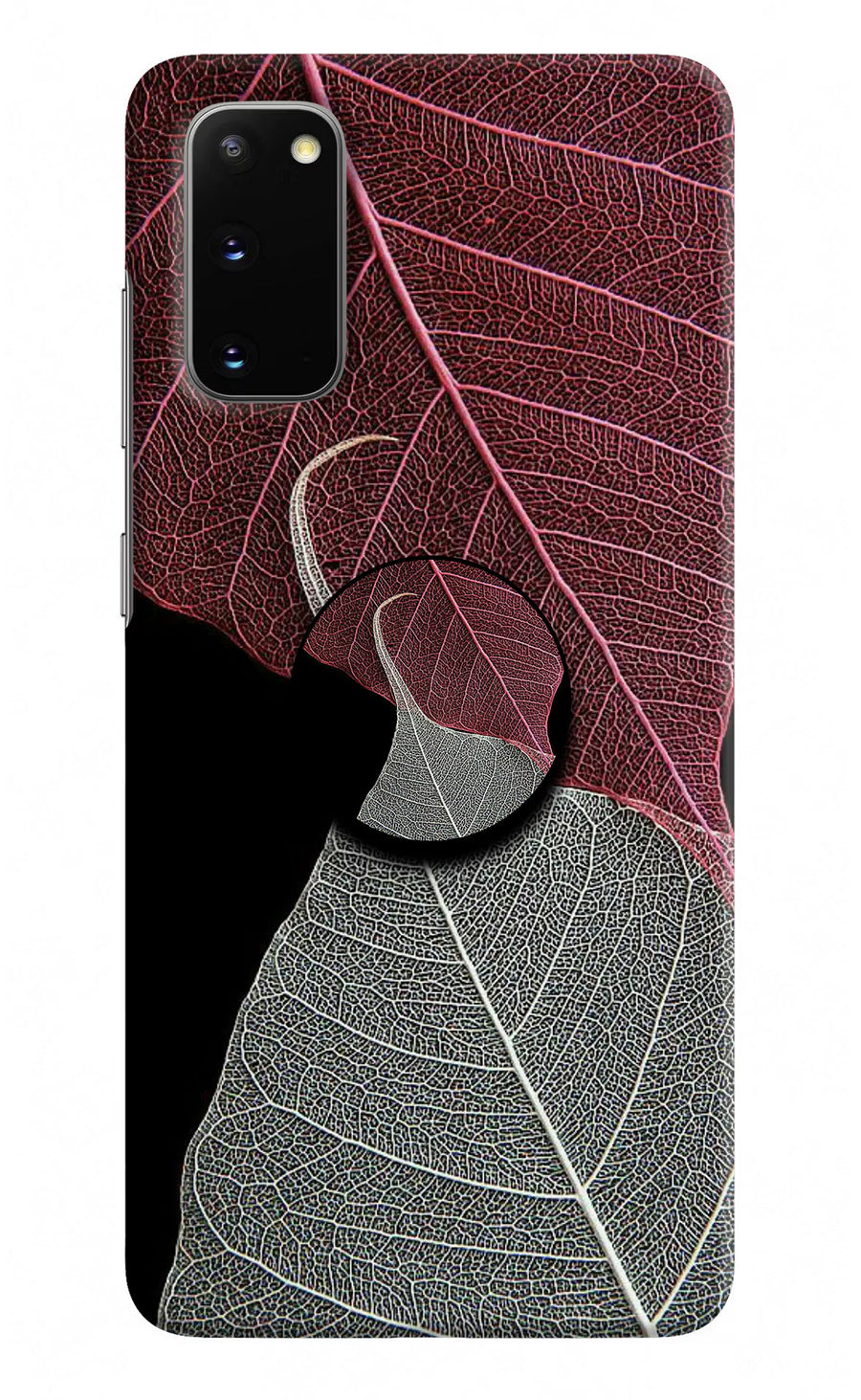 Leaf Pattern Samsung S20 Pop Case, Hard case