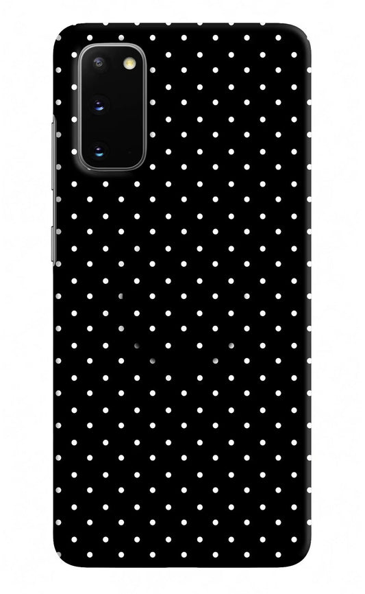 White Dots Samsung S20 Pop Case by Casekaro