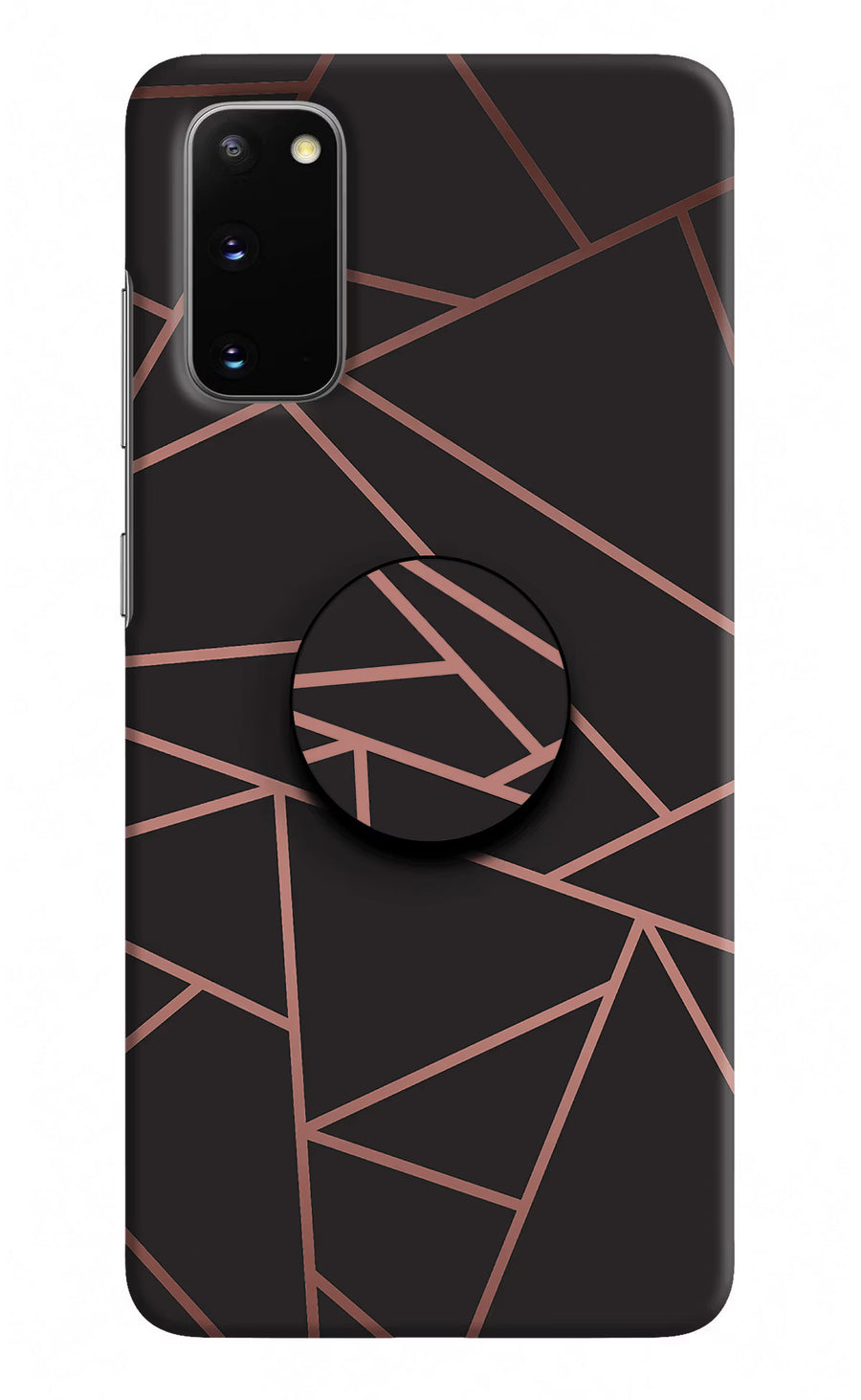 Geometric Pattern Samsung S20 Pop Case, Hard case
