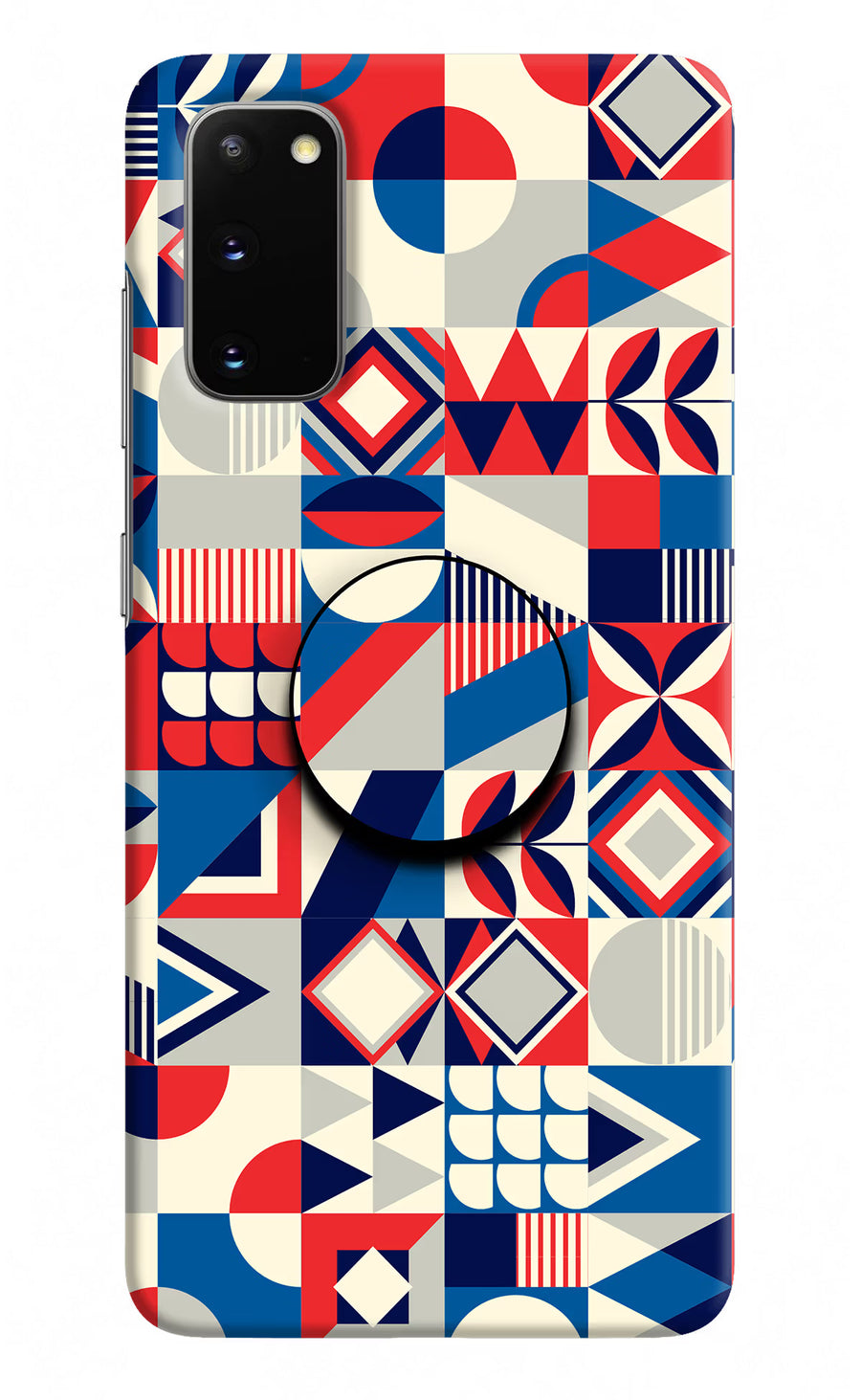 Colorful Pattern Samsung S20 Pop Case, Hard case