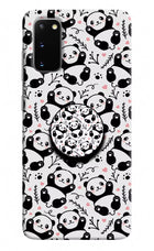 Cute Panda Samsung S20 Pop Case by Casekaro
