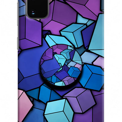 Cubic Abstract Samsung S20 Pop Case by Casekaro