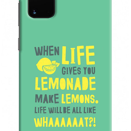 Quote Samsung S20 Plus Hard Case Back Cover by Casekaro