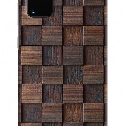 Wooden Cube Design Samsung S20 Plus Hard Case Back Cover by Casekaro