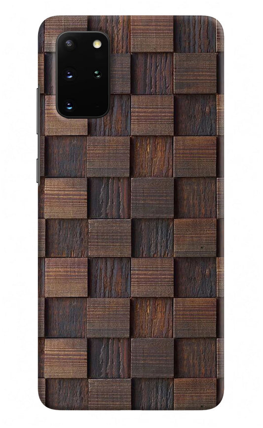Wooden Cube Design Samsung S20 Plus Hard Case Back Cover by Casekaro