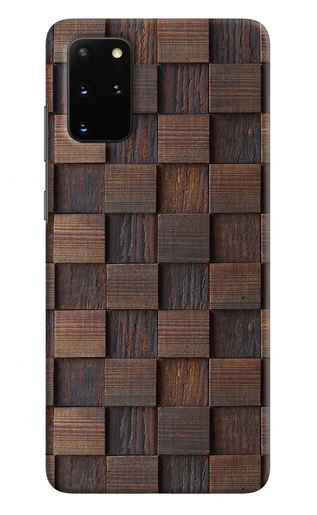 Wooden Cube Design Samsung S20 Plus Hard Case Back Cover by Casekaro