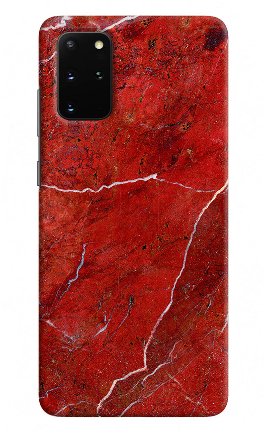 Red Marble Design Samsung S20 Plus Hard Case Back Cover by Casekaro