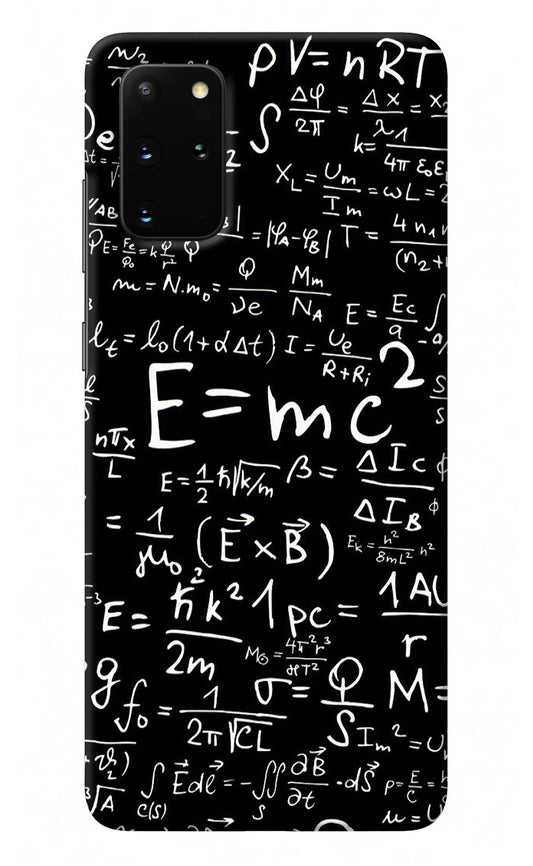 Physics Albert Einstein Formula Samsung S20 Plus Back Cover