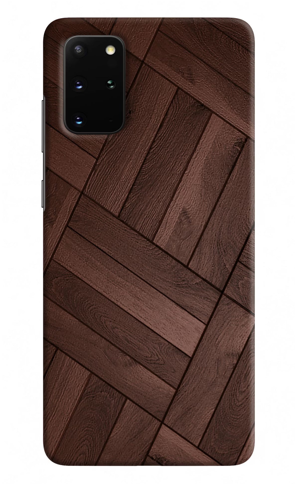 Wooden Texture Design Samsung S20 Plus Hard Case Back Cover by Casekaro