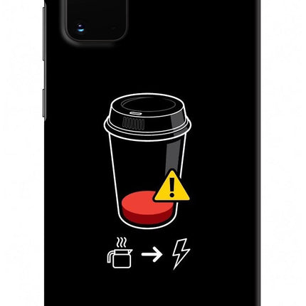 Coffee Samsung S20 Plus Hard Case Back Cover by Casekaro