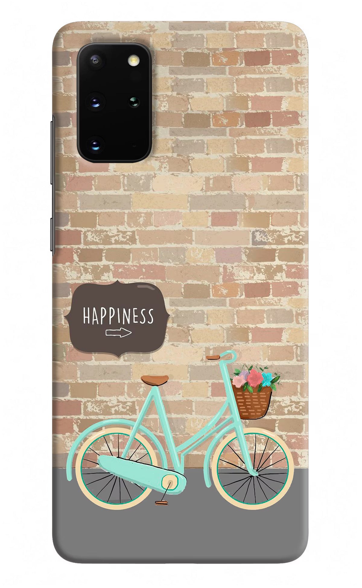 Happiness Artwork Samsung S20 Plus Hard Case Back Cover by Casekaro