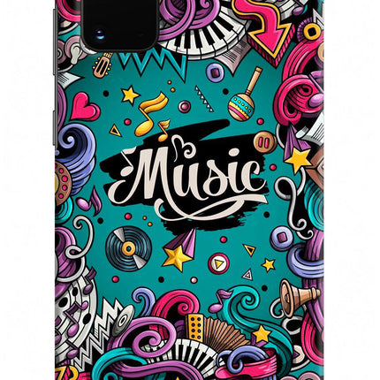 Music Graffiti Samsung S20 Plus Hard Case Back Cover by Casekaro