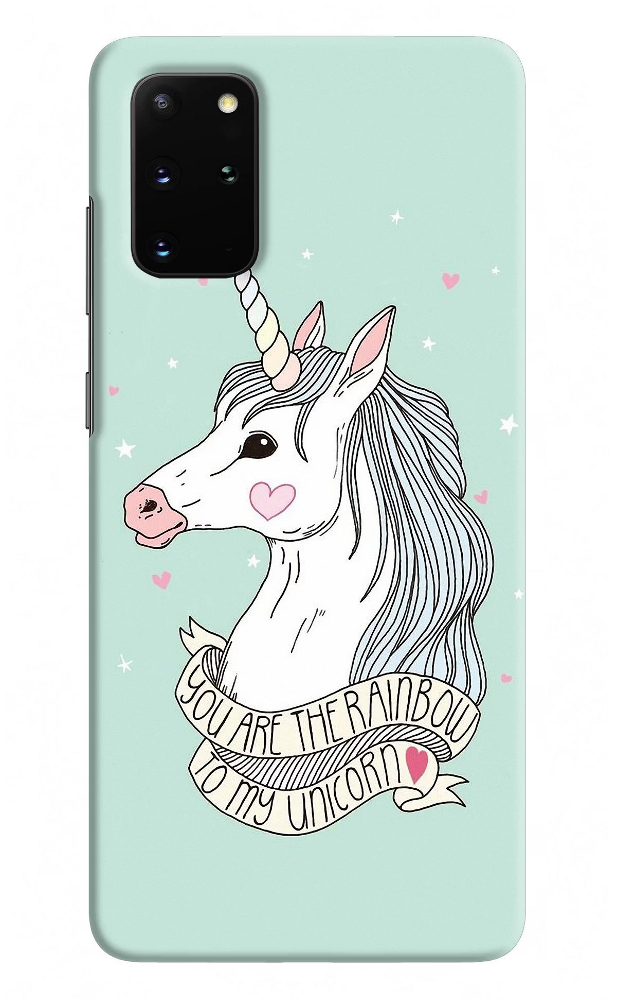 Unicorn Wallpaper Samsung S20 Plus Hard Case Back Cover by Casekaro
