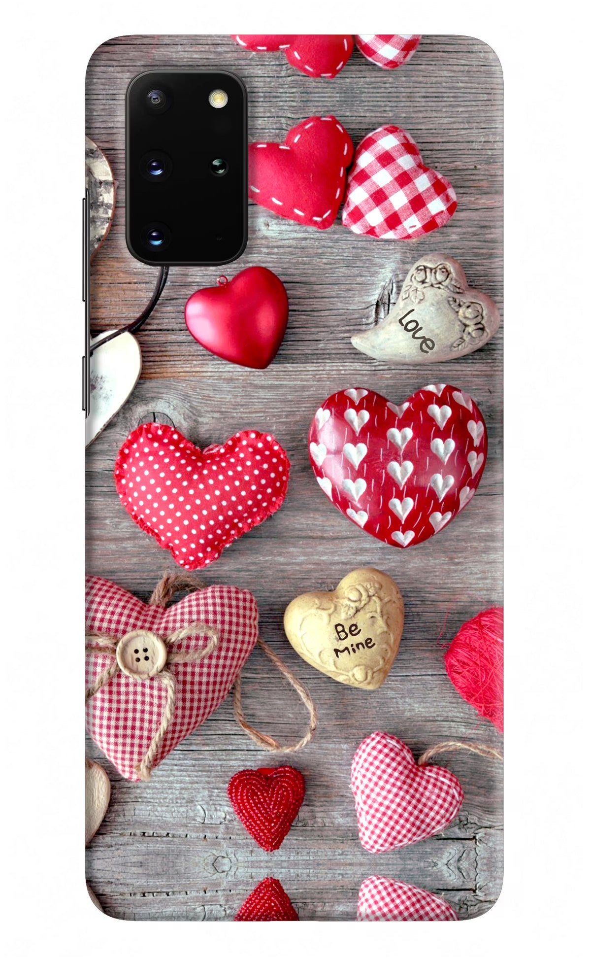 Love Wallpaper Samsung S20 Plus Hard Case Back Cover by Casekaro