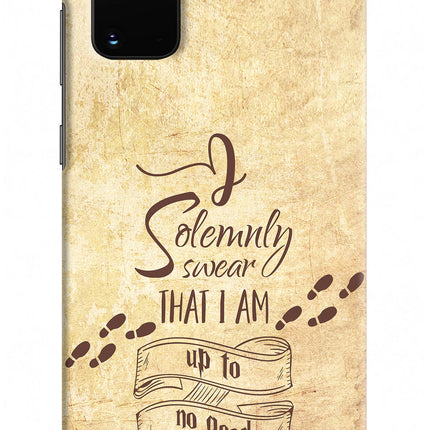 I Solemnly swear that i up to no good Samsung S20 Plus Hard Case Back Cover by Casekaro