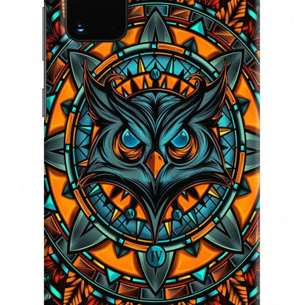 Angry Owl Art Samsung S20 Plus Hard Case Back Cover by Casekaro