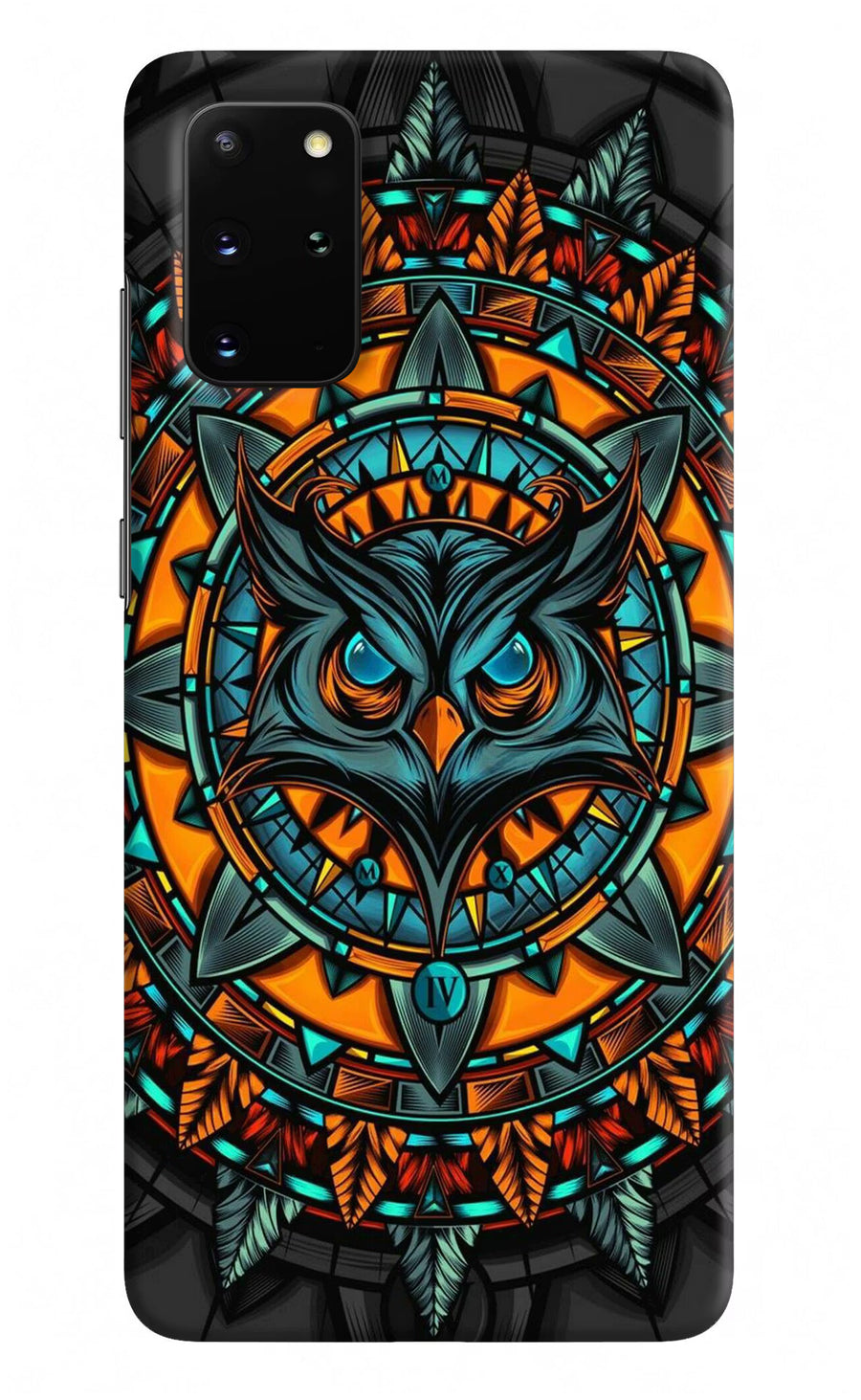 Angry Owl Art Samsung S20 Plus Back Cover, Hard case