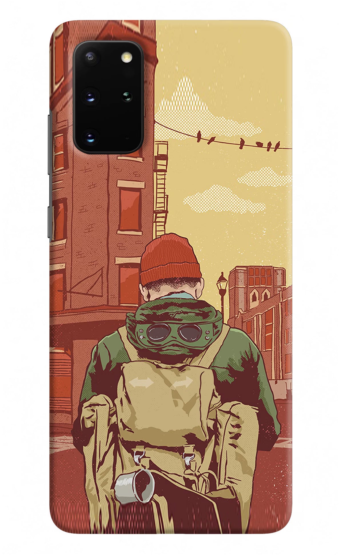 Adventurous Samsung S20 Plus Hard Case Back Cover by Casekaro