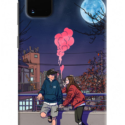 Chilling Couple Samsung S20 Plus Hard Case Back Cover by Casekaro