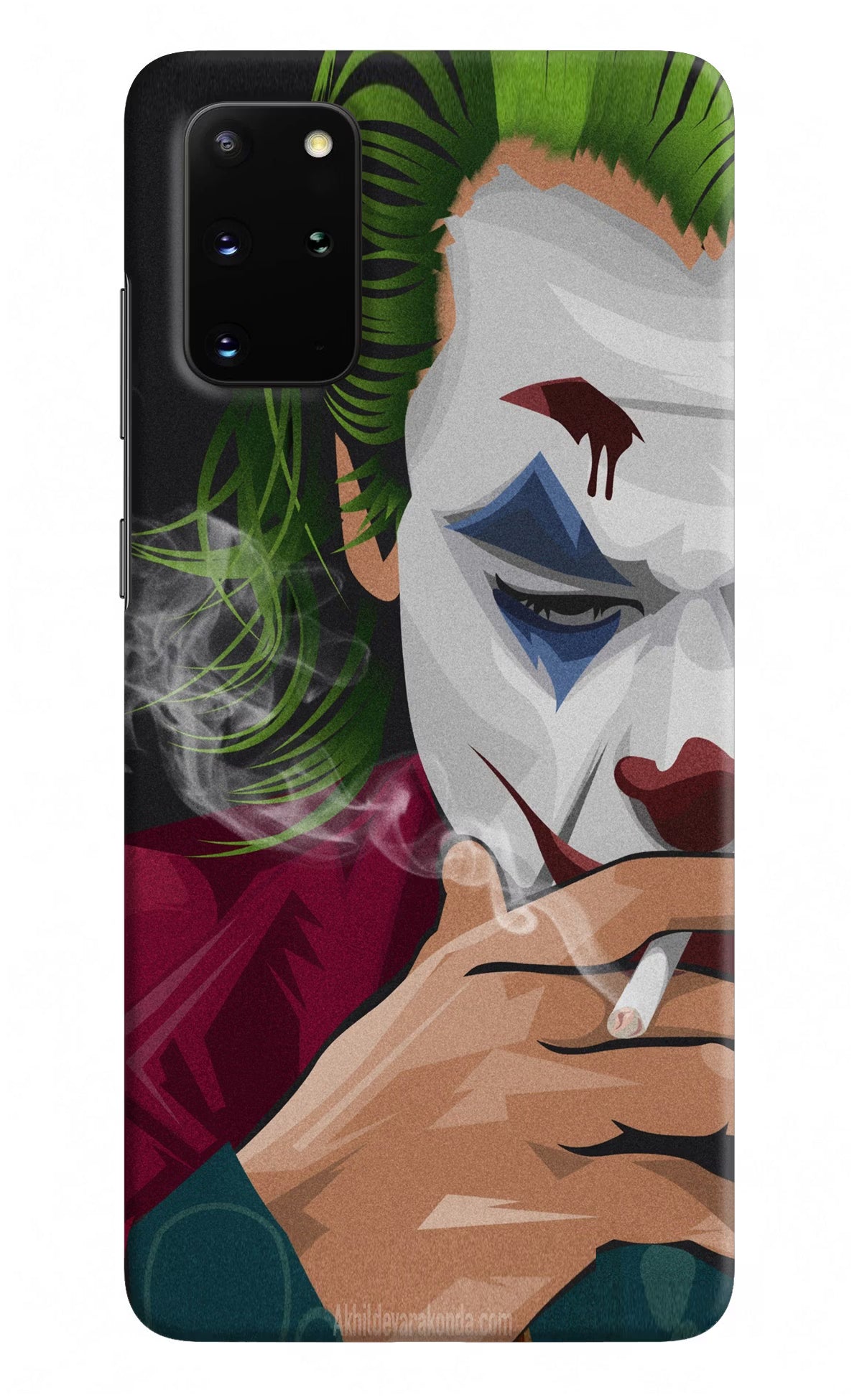 Joker Smoking Samsung S20 Plus Hard Case Back Cover by Casekaro