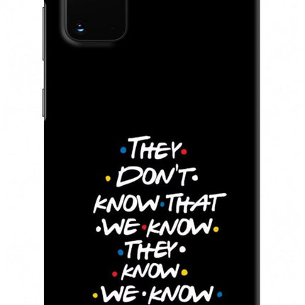 FRIENDS Dialogue Samsung S20 Plus Hard Case Back Cover by Casekaro
