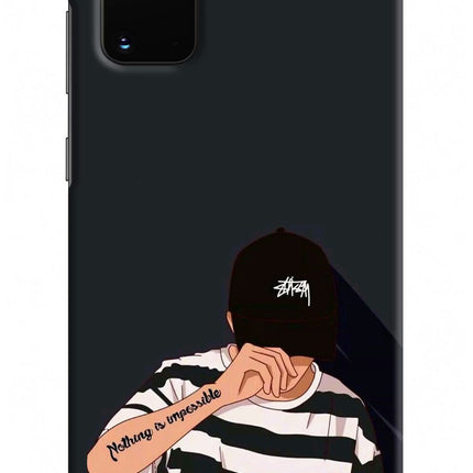 Aesthetic Boy Samsung S20 Plus Hard Case Back Cover by Casekaro