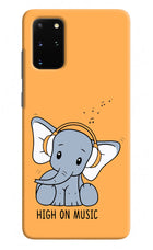 High On Music Samsung S20 Plus Hard Case Back Cover by Casekaro