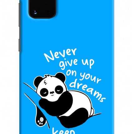 Keep Sleeping Samsung S20 Plus Hard Case Back Cover by Casekaro