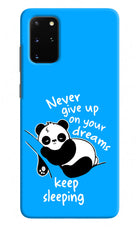 Keep Sleeping Samsung S20 Plus Hard Case Back Cover by Casekaro