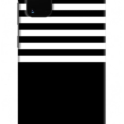 Black and White Print Samsung S20 Plus Hard Case Back Cover by Casekaro