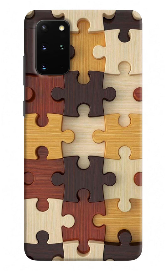 Wooden Puzzle Samsung S20 Plus Hard Case Back Cover by Casekaro
