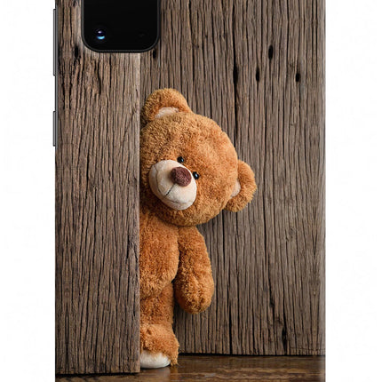 Teddy Wooden Samsung S20 Plus Hard Case Back Cover by Casekaro
