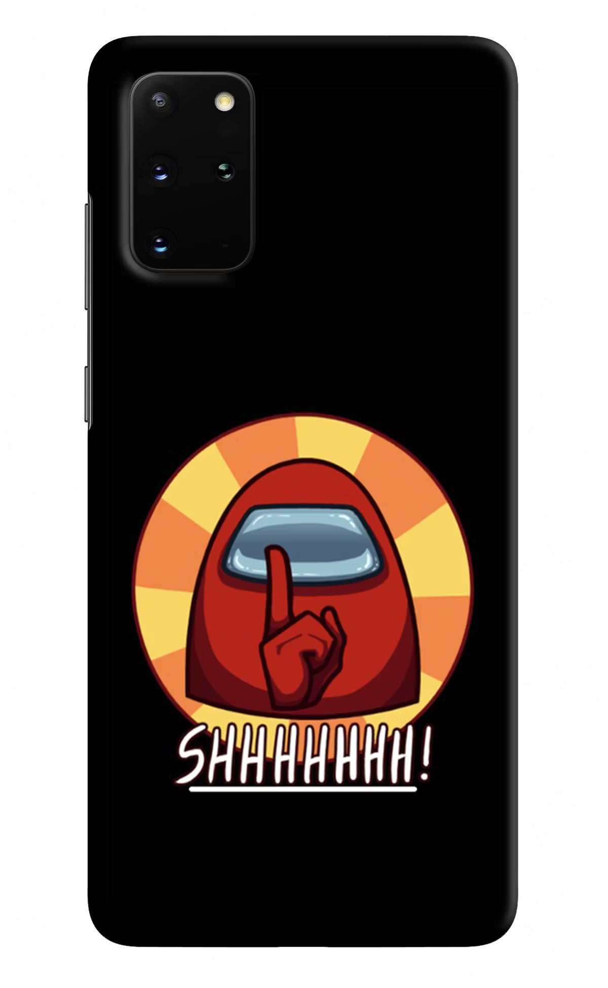 Among Us Shhh! Samsung S20 Plus Hard Case Back Cover by Casekaro