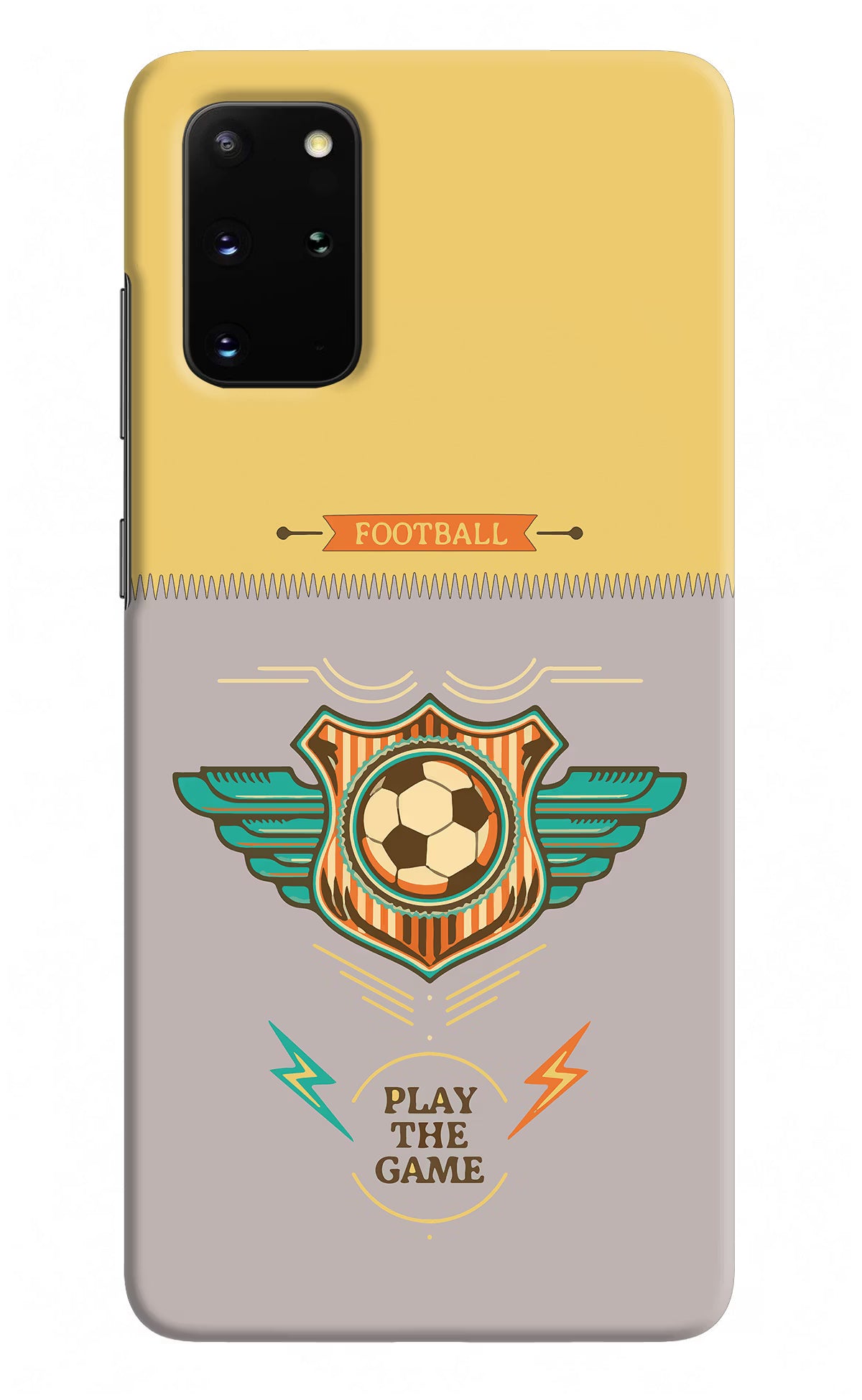 Football Samsung S20 Plus Hard Case Back Cover by Casekaro