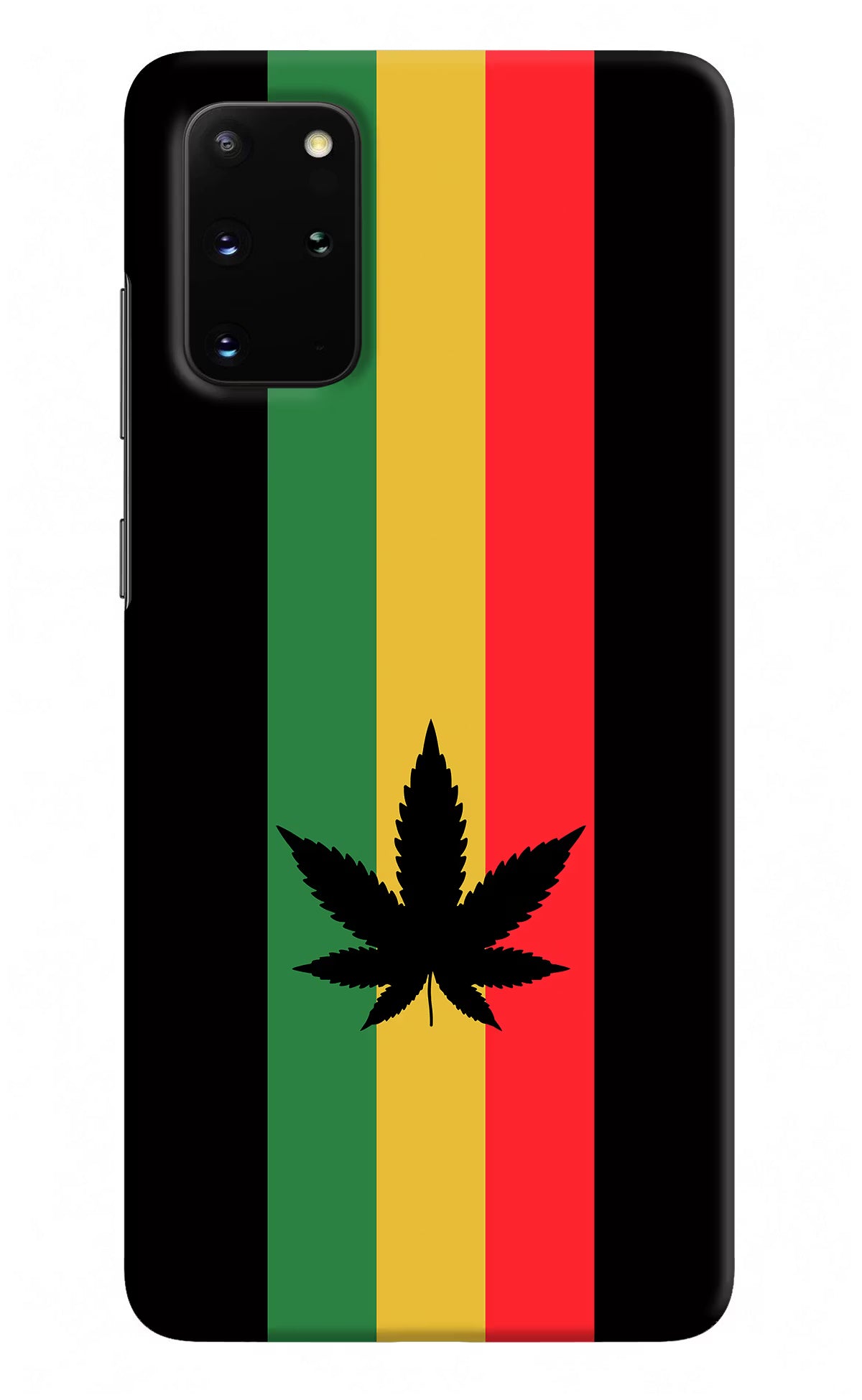 Weed Flag Samsung S20 Plus Hard Case Back Cover by Casekaro